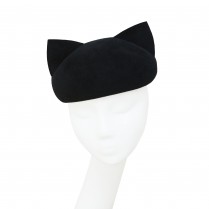 Felt beret with ears