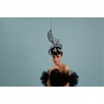 Pill-box hat "Butterflies"