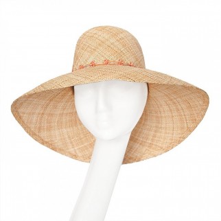 Straw hat "Lush bow"  Straw hat "Lush bow"