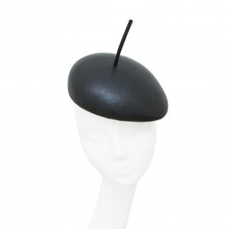 Leather beret Leather beret