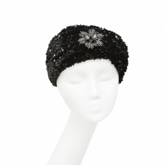 Turban with sequins Turban with sequins