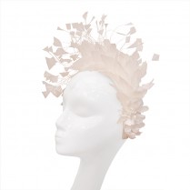Feather headband "White Swan"
