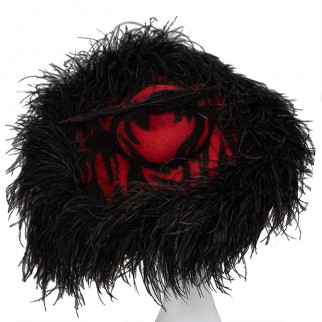 Wide-brimmed hat "Medusa"