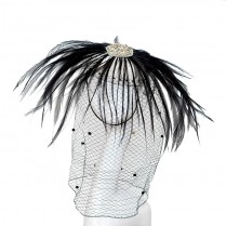 Pill-box hat "Krystal"