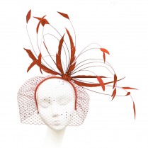 Headband with feathers "Salute"