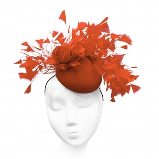 Mini Velour hat "Roses"