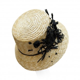 "Straw Flower" Straw Hat