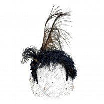 "Vintage" Feather Headband