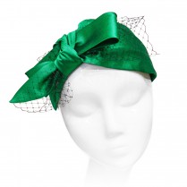 Satin headband with bow