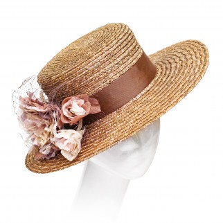 Felicia straw boater