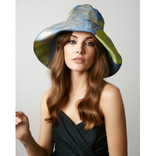 Wide-brimmed cotton panama Wide-brimmed cotton panama