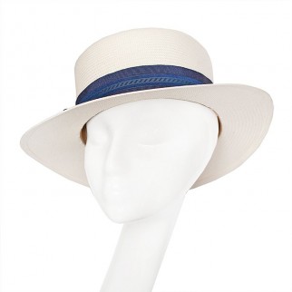 Straw canotier "Milan"