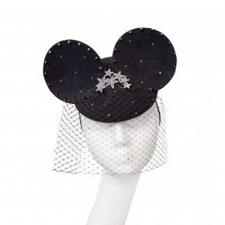 Felt hat black mouse Felt hat black mouse