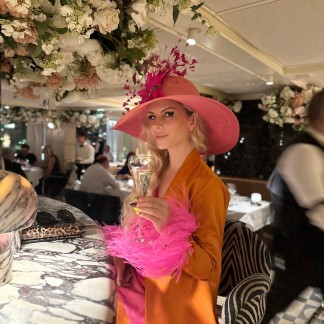 Lilia Fisher participated in the charity gala Rose à la Folie, dedicated to World Breast Cancer Day