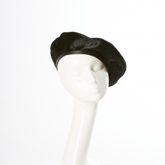 Fur beret Black Panter Fur beret Black Panter