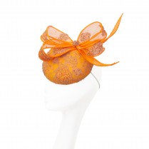 Pill-box hat "Sunny roses"