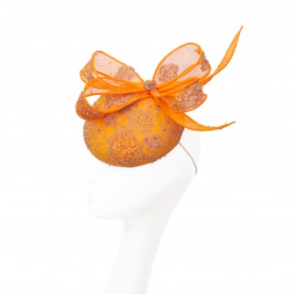 Pill-box hat "Sunny roses" Pill-box hat "Sunny roses"