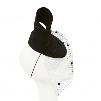 Felt pill-box hat "Bow" Felt pill-box hat "Bow"