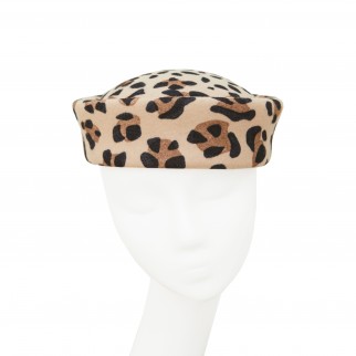 Felt hat "Chanel" in print