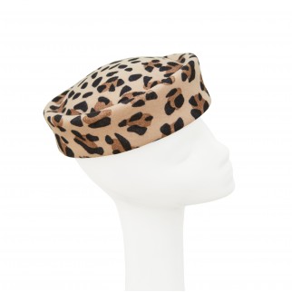 Felt hat "Chanel" in print