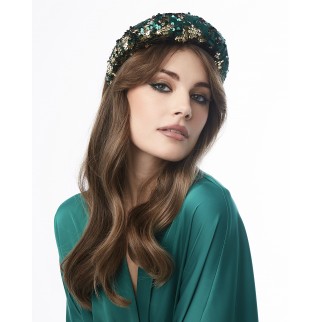 Two-tone sequin headband