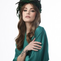 Feather headband "Dragon"