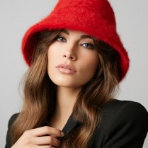 Angora wool panama hat