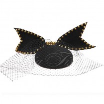 Tablet with a veil and handmade decor "Nicole"