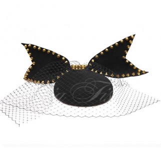 Tablet with a veil and handmade decor "Nicole"