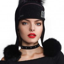 Hat with ear flaps Hat with ear flaps