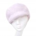 Mink beret with a visor