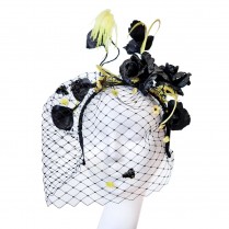 Headband "Roses and beetles"